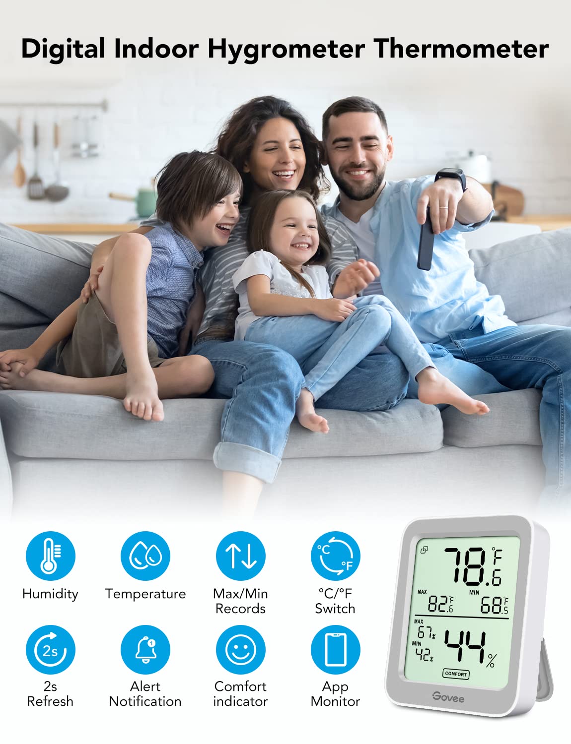 Govee Hygrometer Thermometer H5075 Review Greenhouse Heater Guide