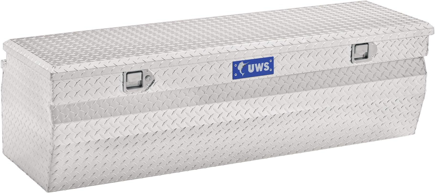 uwsEC20351 60-Inch Heavy-Wall Aluminum Wedge Truck Storage Box, RigidCore Lid