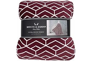 Monte & Jardin Ultra Plush Cozy and Soft Throw