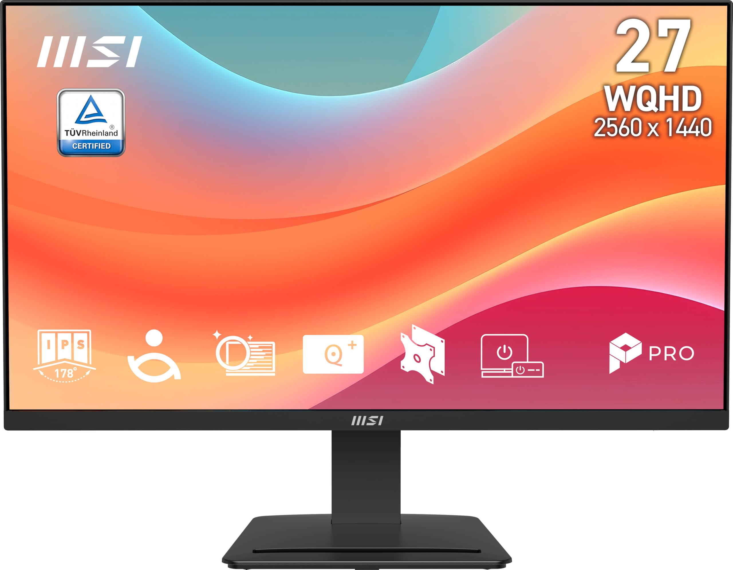 ディスプレイ・モニター本体 MSI PRO M273 Series Amazon.com: msi PRO MP273Q E7 27-inch IPS 2560 x 1440 (QHD
