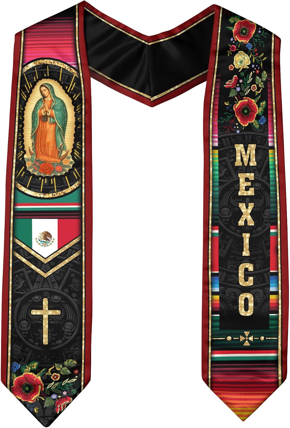 Mexican Graduation Sash 2026, Graduation Stole Class of 2026, Mexican American Sash, Mexico Stole