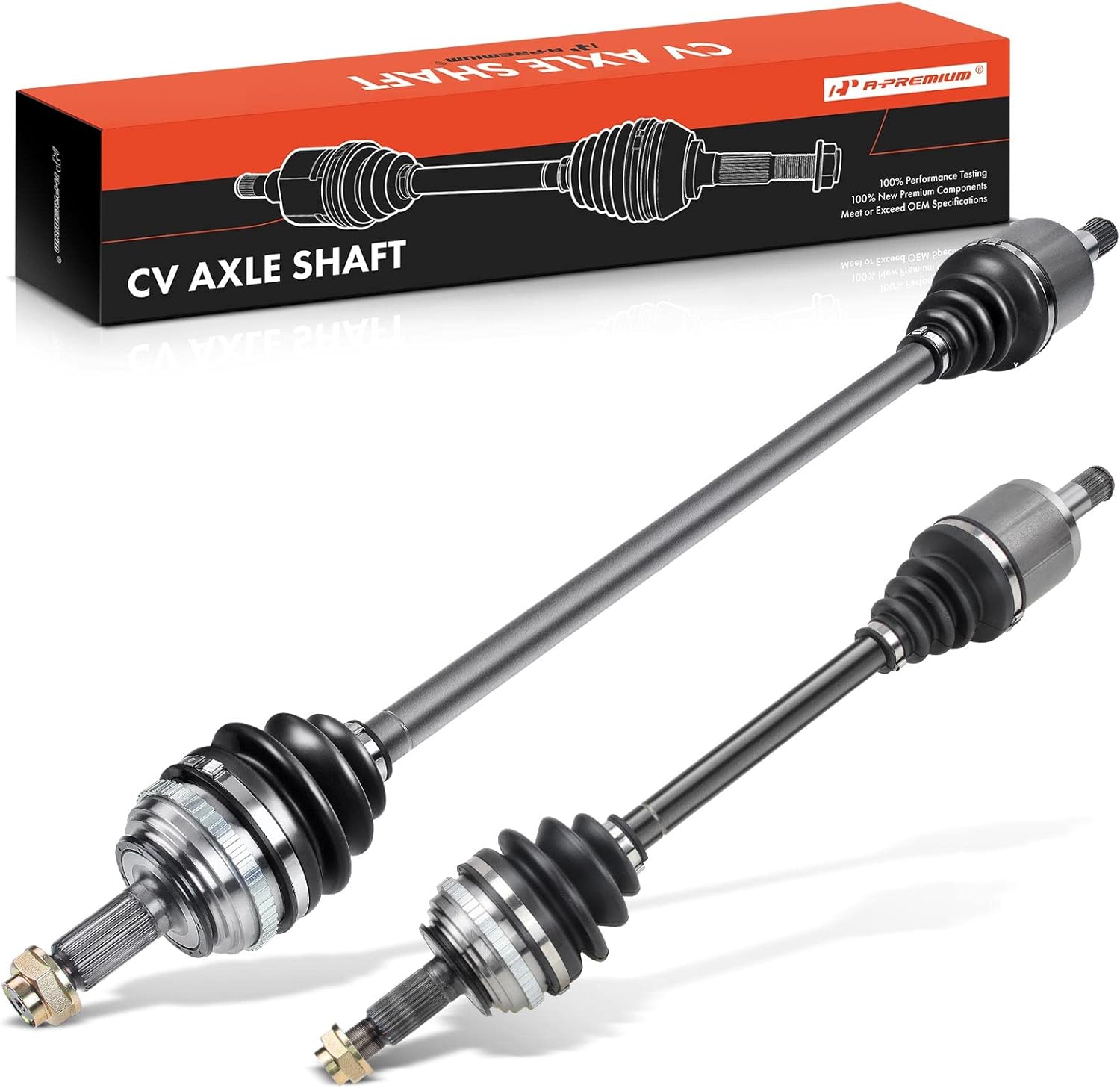 a-premium pair (2) front cv axle shaft assembly compatible with honda civic 1992-2000, civic del sol 1993-1997 & acura el 1997-2000, driver and passenger side front driver and passenger side