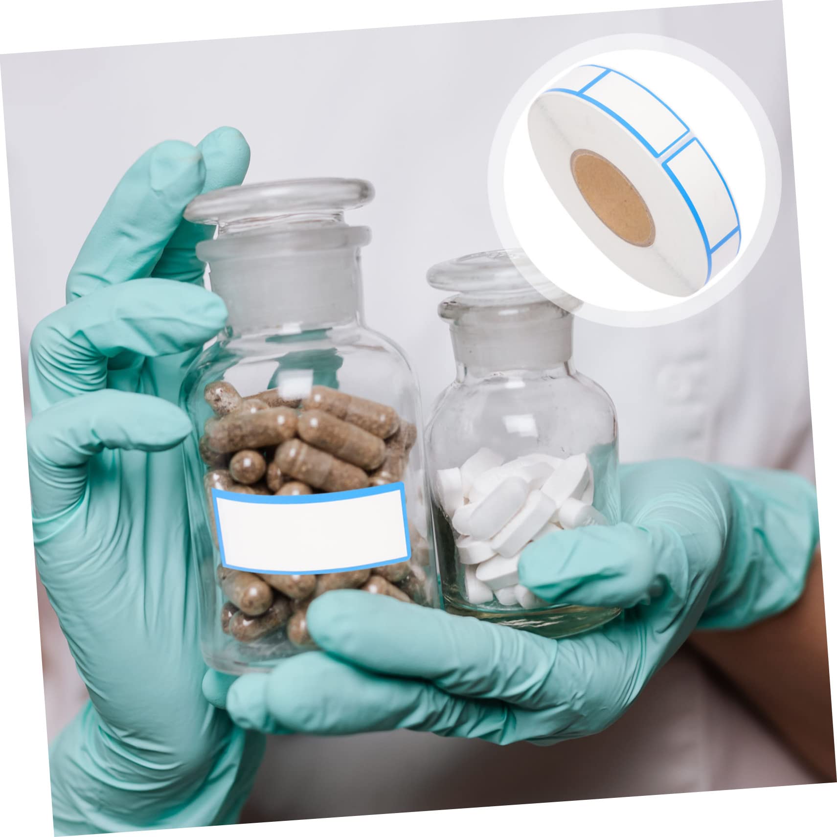 VILLCASE 3rotoli Etichette Adesive Scrivibili Per e Adesivi Multifunzione Per e Organizzazione Etichette Per Personalizzazione Facili Applicare e Rimuovere Residui