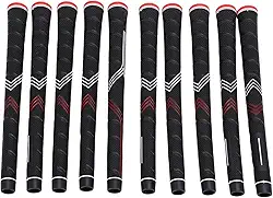 GOWENIC Masculino Feminino 10 Unidades de Punhos de Clube Peças de Borracha Antiderrapantes de Reposição para Controle Firme Esportes Ao Ar Livre