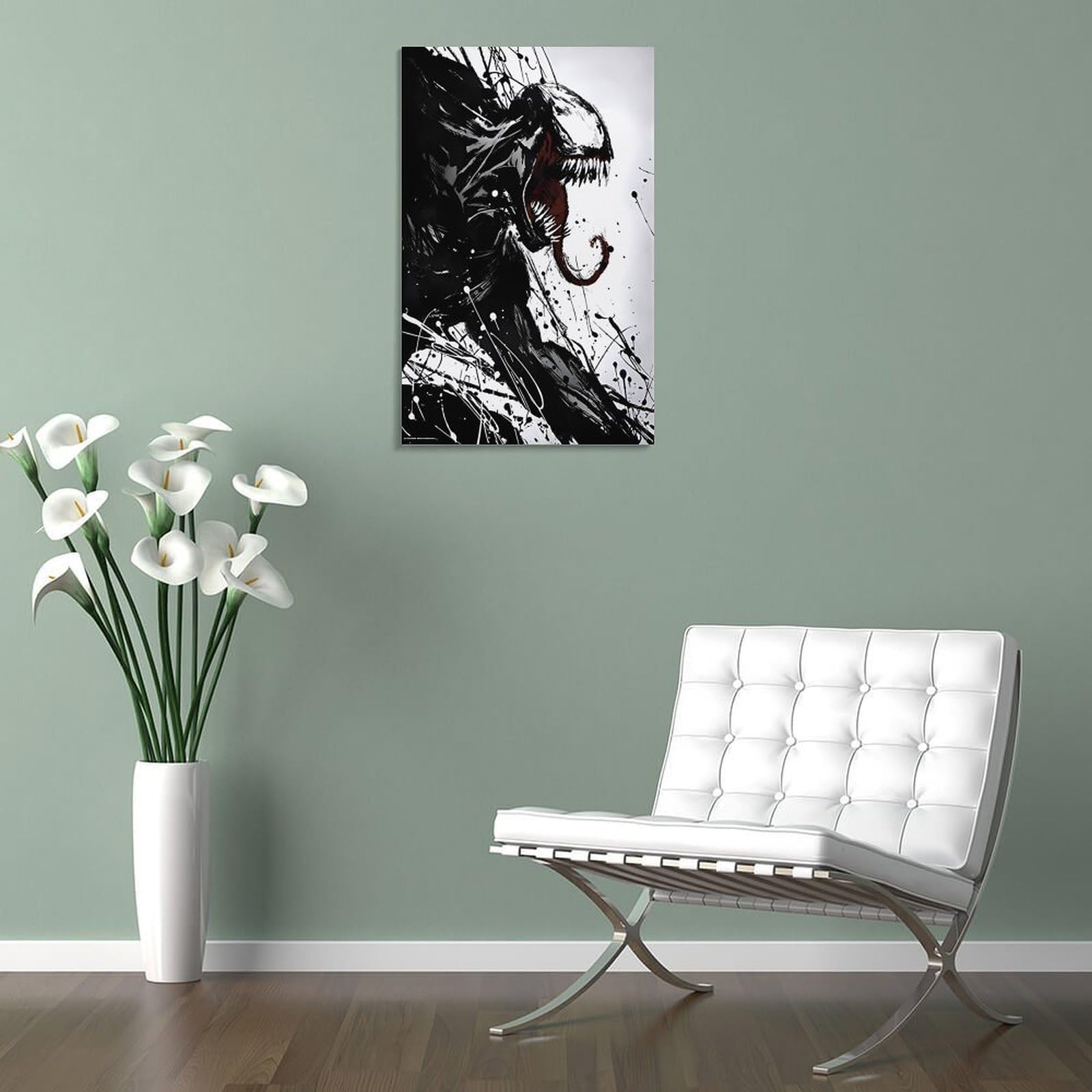 【アートプリント・マーベル、スパイダーマン】ヴェノム　byアディ・グラノフ マーベルコミック/ スパイダーマン vs ヴェノム by マルコ・マス