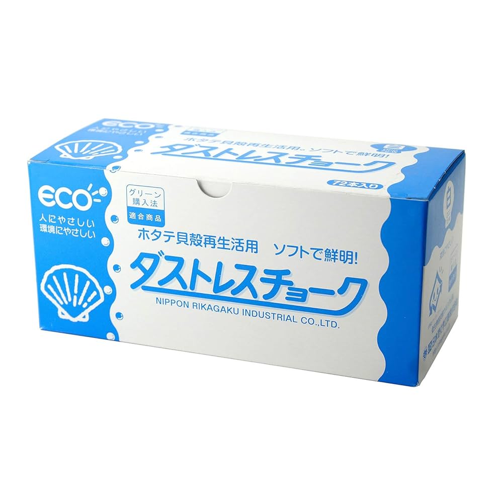 brunswick（ブランズウィック）Clik チョーク 1ダース 12個入り 日本理化学工業 ダストレスチョーク 72本入り 白 DCC-72-W
