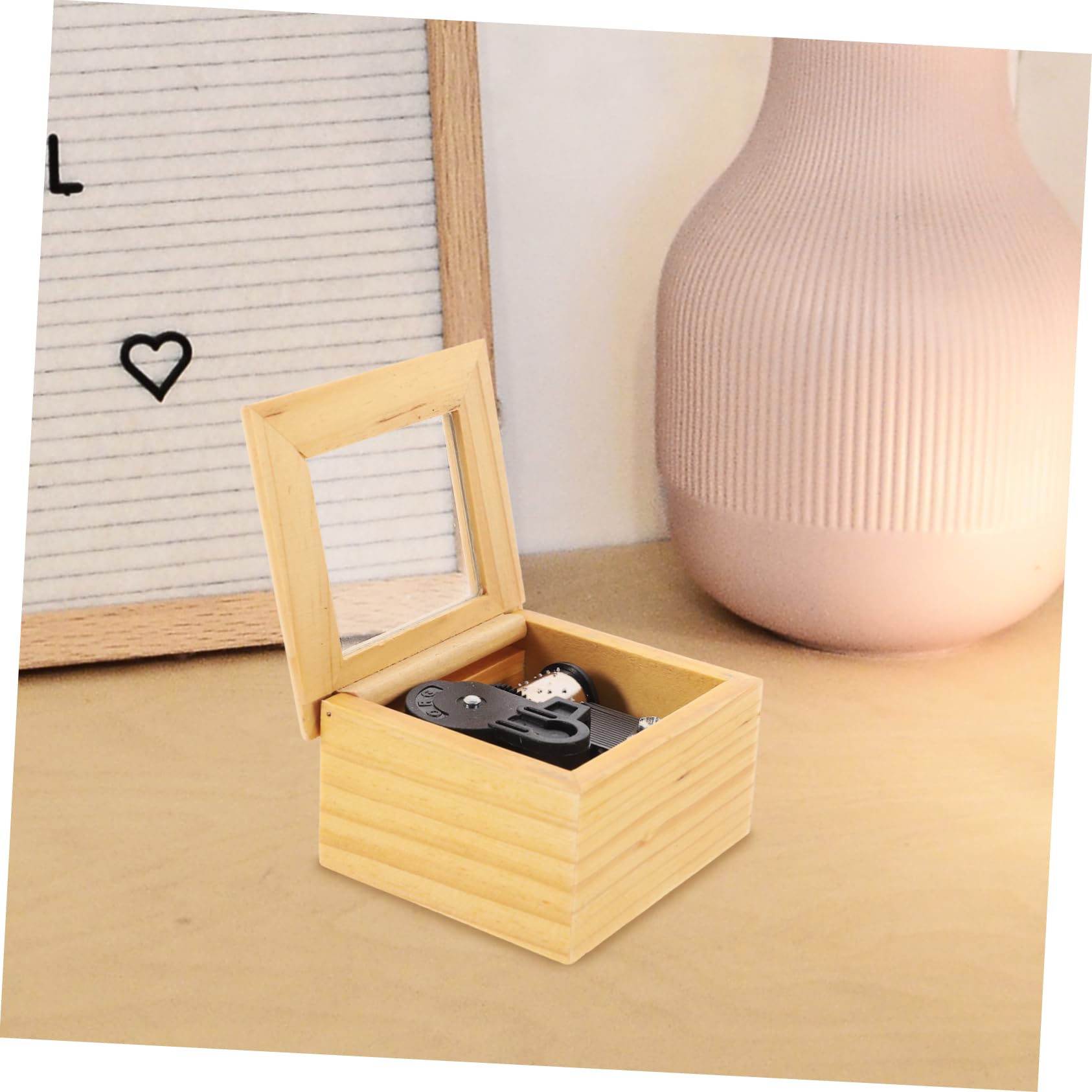 Amazon.co.jp: STAHAD 箱 手回しオルゴール Diy回転オルゴール