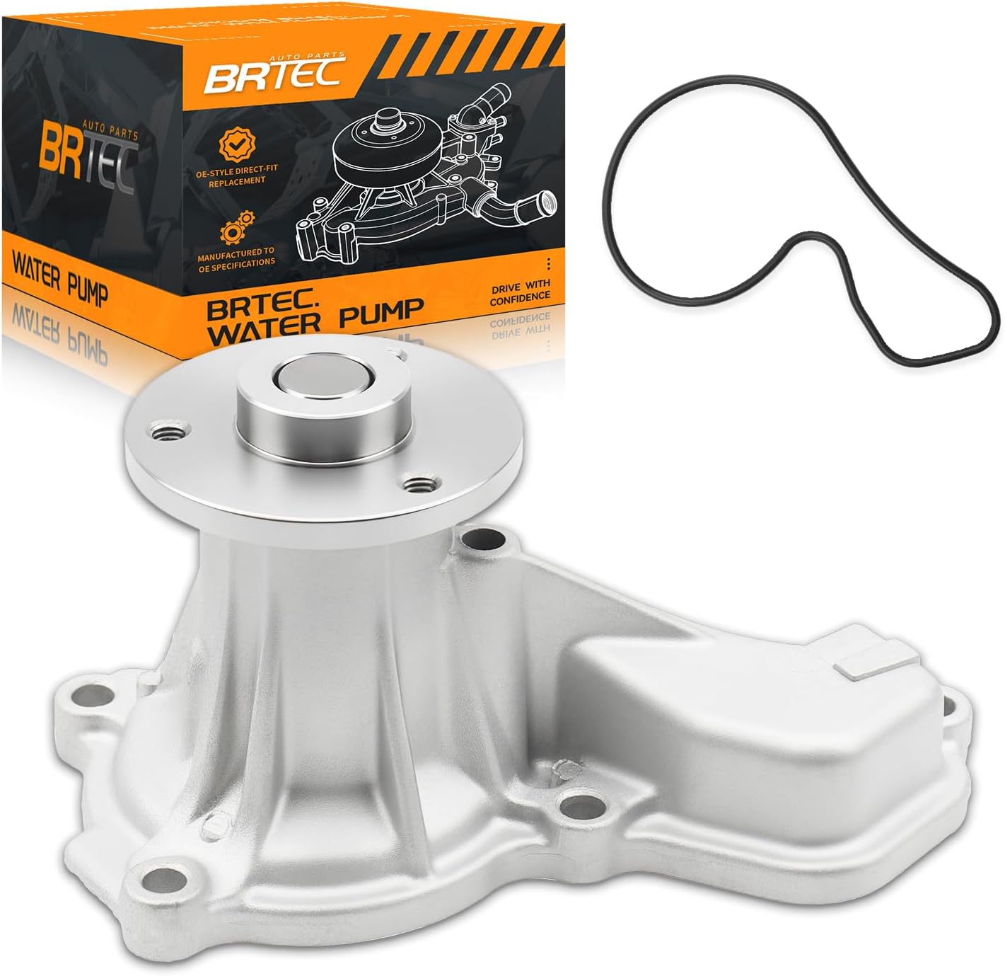 Water Pump Kit With Gasket Compatible with Honda Civic 2006 2007 2008 2009 2010 2011 1.8L, Replace# AW6056