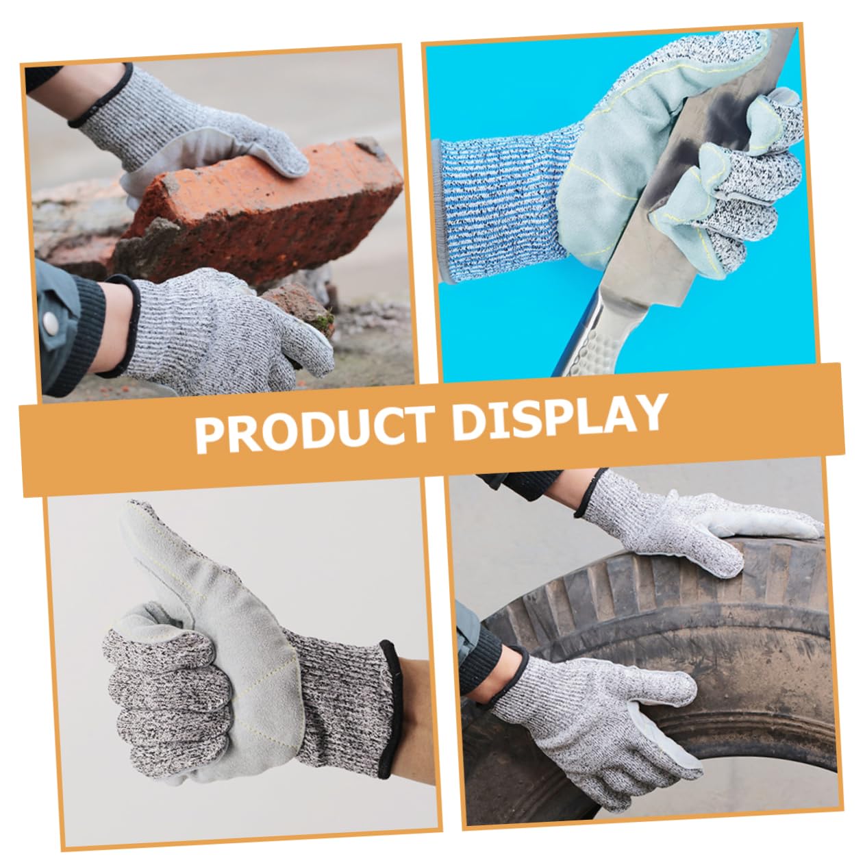 CIYODO 1 Pair Protective Gardening Gloves Cut Resistant Resistant Gloves Puncture-proof