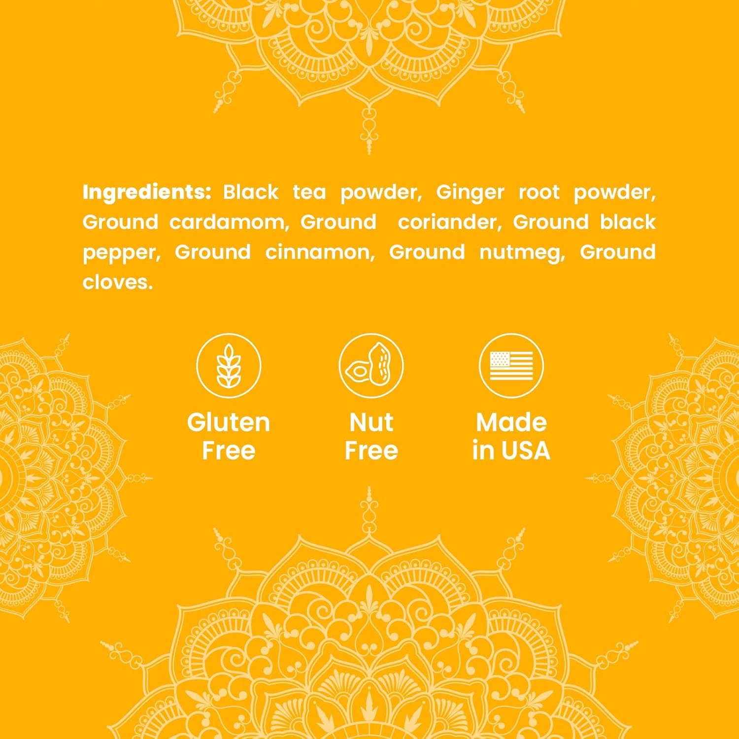 Traditional Masala Chai – Makes 170 Cups – 6 oz Premium Natural Indian Spice Blend – Cardamom, Cinnamon, Ginger & Cloves - Image 3