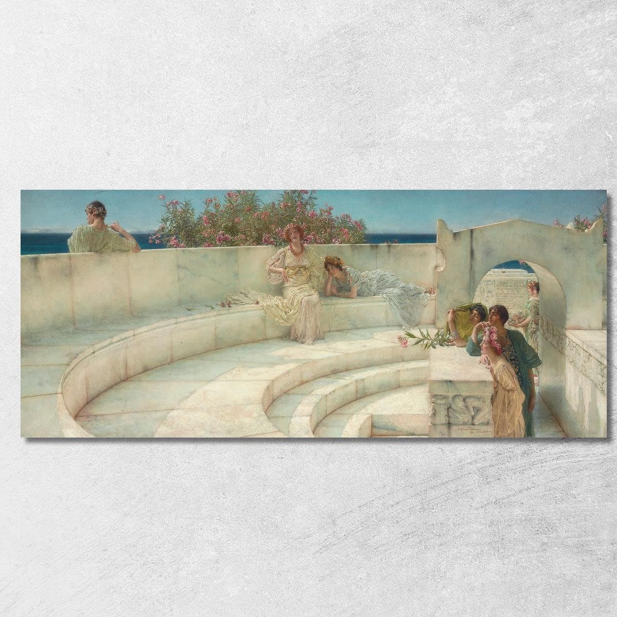 Tableau imprimé Alma-Tadema Ionium pour créer un salon élégant au style antique