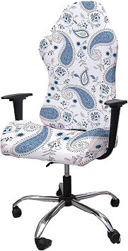 Stretch Rotating Covers 2Pcs Gaming Chair Covers Covelvet Gaming Chair Slipcover Computer Chair Seat Covers for Armchair, Swivel Chair, Adults Video Game Chair,Computer,Boss ChairE