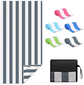 NORDKAMM Asciugamani In Microfibra OEKO TEX, Set, Ultraleggero, Da Spiaggia, Mare O Viaggio, Rosa - Foto 3