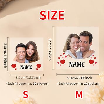 Custom Temporary Tattoos, Personalized Photo Face Name Logo Stickers