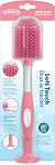 Dr. Brown's Soft Touch No Scratch Baby Bouteille Nettoyage Nettoyeur Nipple avec support et clip de stockage, BPA Gratuit, bleu 1-Pack