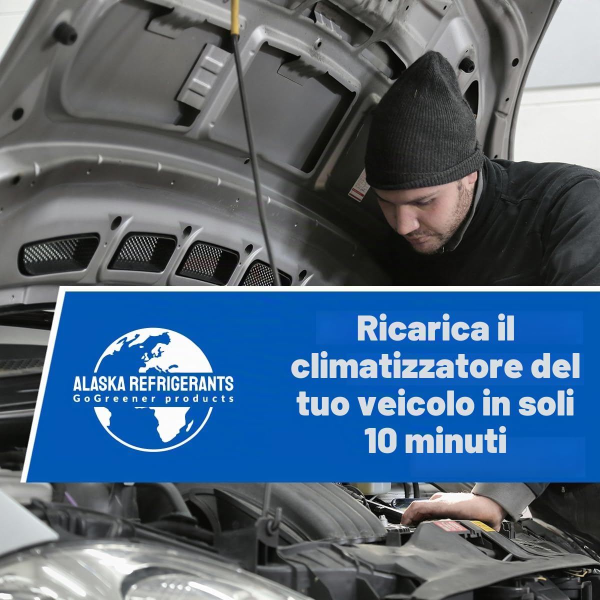 Refrigerante 3 in 1 per veicoli con aria condizionata, Top Up HC134A, bombola di gas di ricambio per auto, 2 pezzi