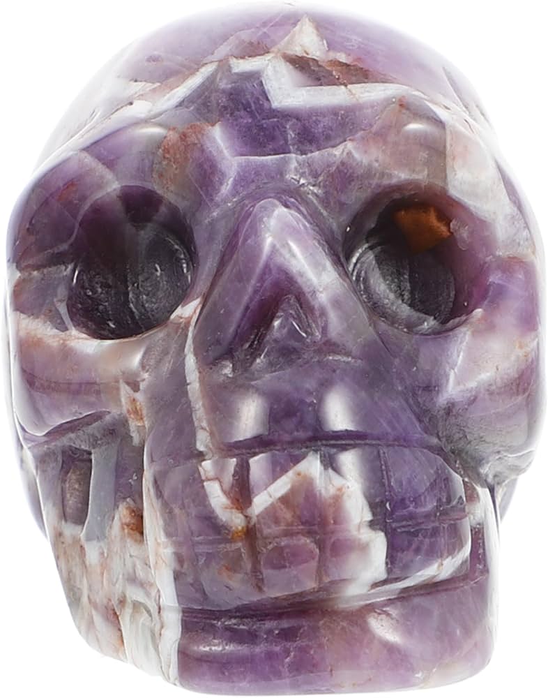 Amazon｜LIFKICH アメジストスカル 人間の頭蓋骨クリスタル スカル