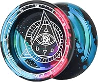 Vista 6 de Yoyo profesional sensible de aluminio para niños principiantes, rodamiento de bolas de repuesto para jugadores avanzados de Yoyo + 1 guante + 5