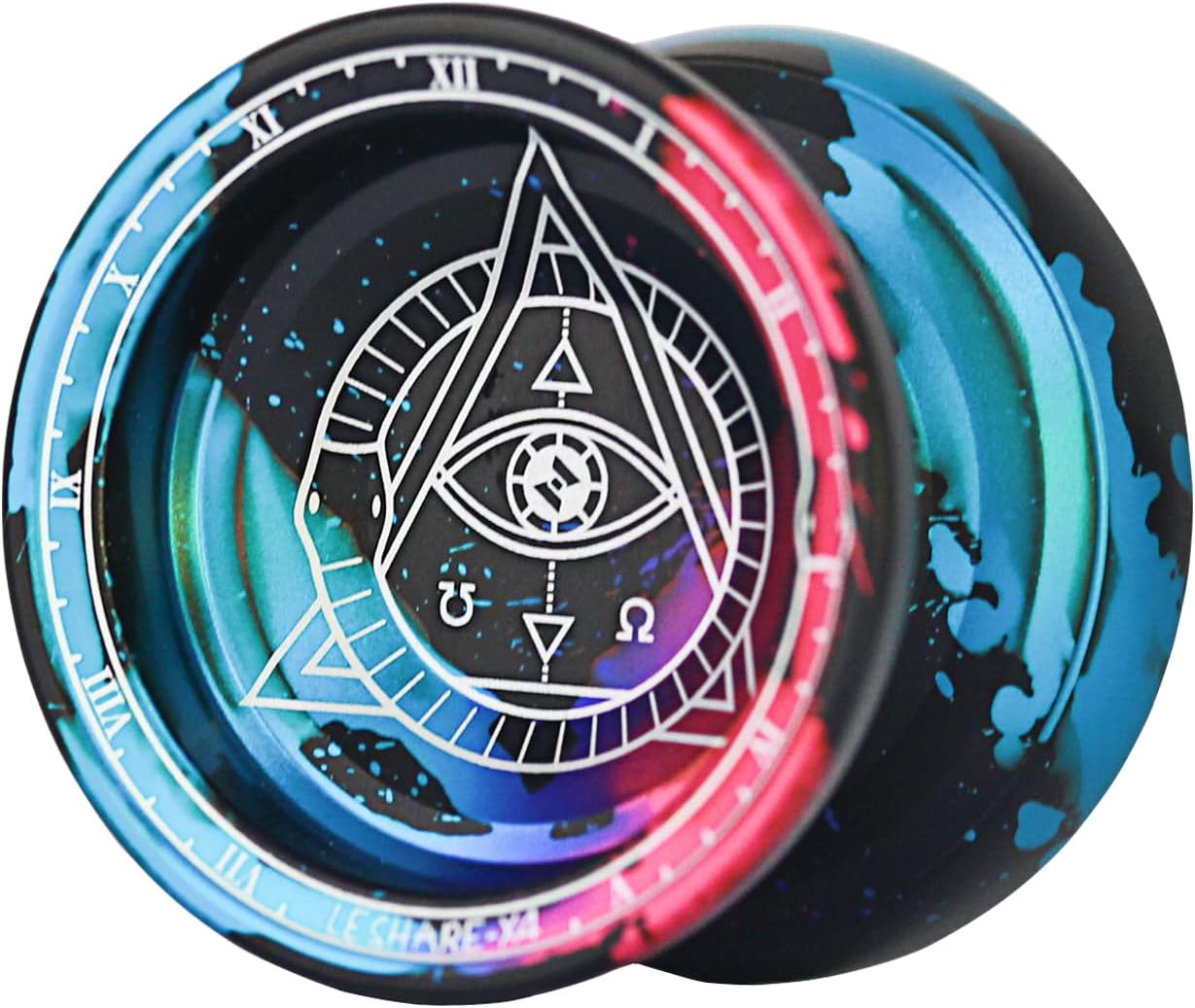 Professional Responsive Yoyo, Aluminum Yo Yo for Kids Beginner, Replacement Unresponsive Ball Bearing for Advanced Yoyo Players + 1 Glove + 5 Yoyo Strings (Multi-Color)