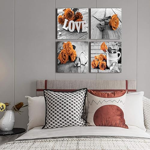 Miniatura 80 de Arte de pared de naturaleza con plantas verdes, decoración de pared de hojas botánicas tropicales, impresiones en lienzo para dormitorio, Hoja