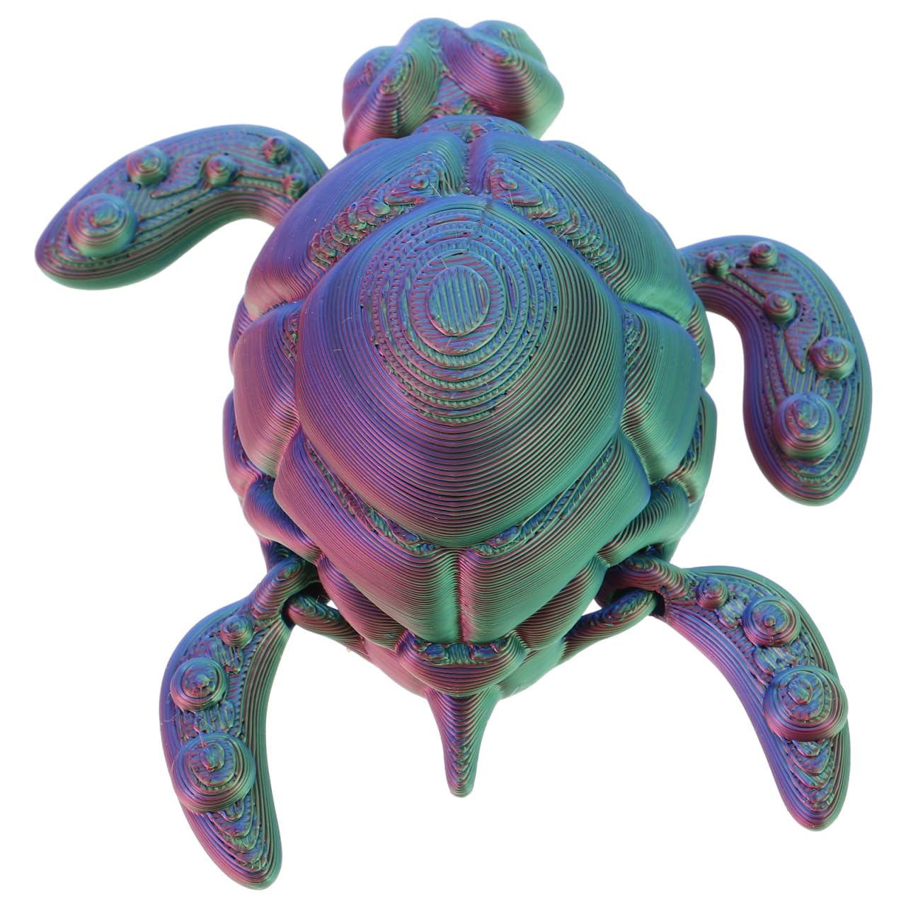 ibasenice 3D Printed Sea Turtle Model with Movable Joints Realistic Marine Animal Figurine for Home Office Aquarium Decoration Collectible Ornament