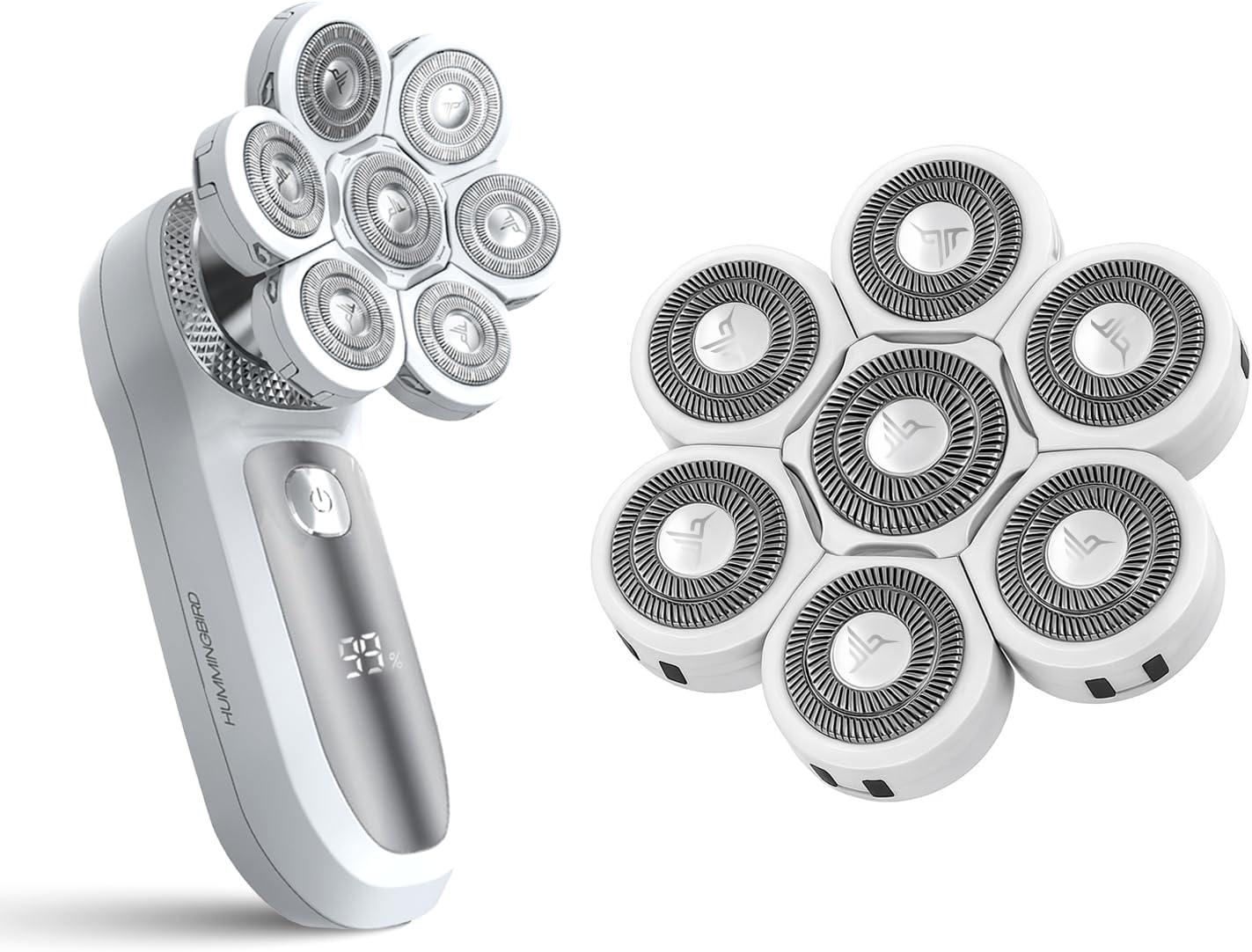 HUMMINGBIRD Flexy Electric Razors for Women – Cordless Rechargeable Waterproof Electric Leg Shaver, Hair Removal Kit, Exfoliator, Cleanser, Travel Case & Bikini Trimmer for Women & One Replacement Bla
