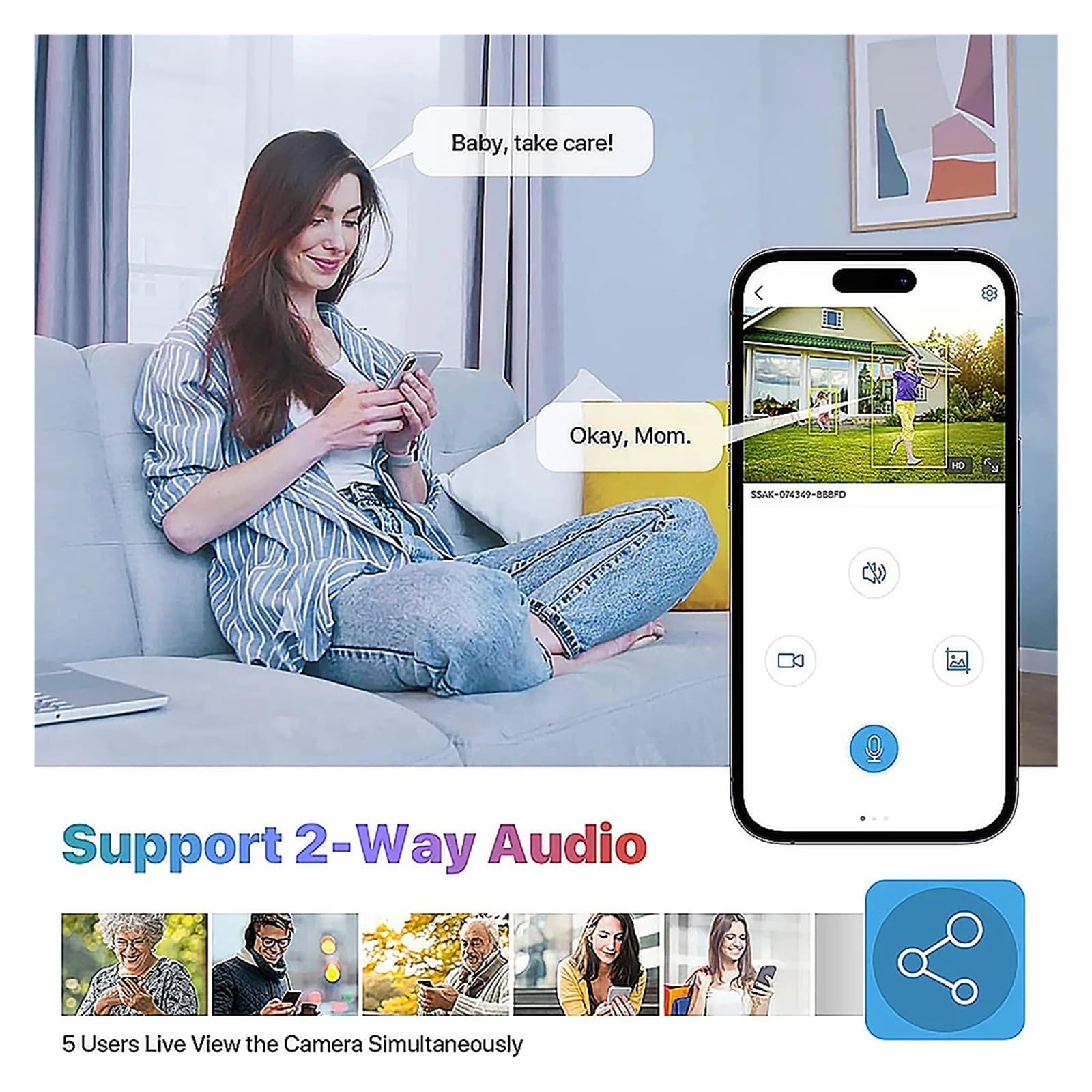 UHD 5MP PoE kamery monitorujące na zewnątrz, 5-krotny zoom optyczny, szybka kopuła, kamera IP PTZ, H.265, sieć audio, kamera bezpieczeństwa CCTV (karta 5 MP Sony x 64G)