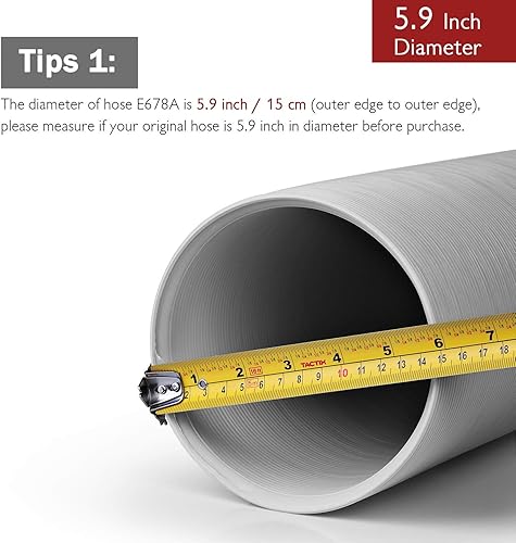 Miniatura 3 de Tubo de escape portátil TURBRO de 5 / 5.9 pulgadas de diámetro, en sentido horario y antihorario