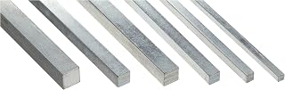 Small Parts 14680 Steel Key Stock Assortment, Zinc Plated, Oversized Tolerance, 12" Length (Pack of 32)