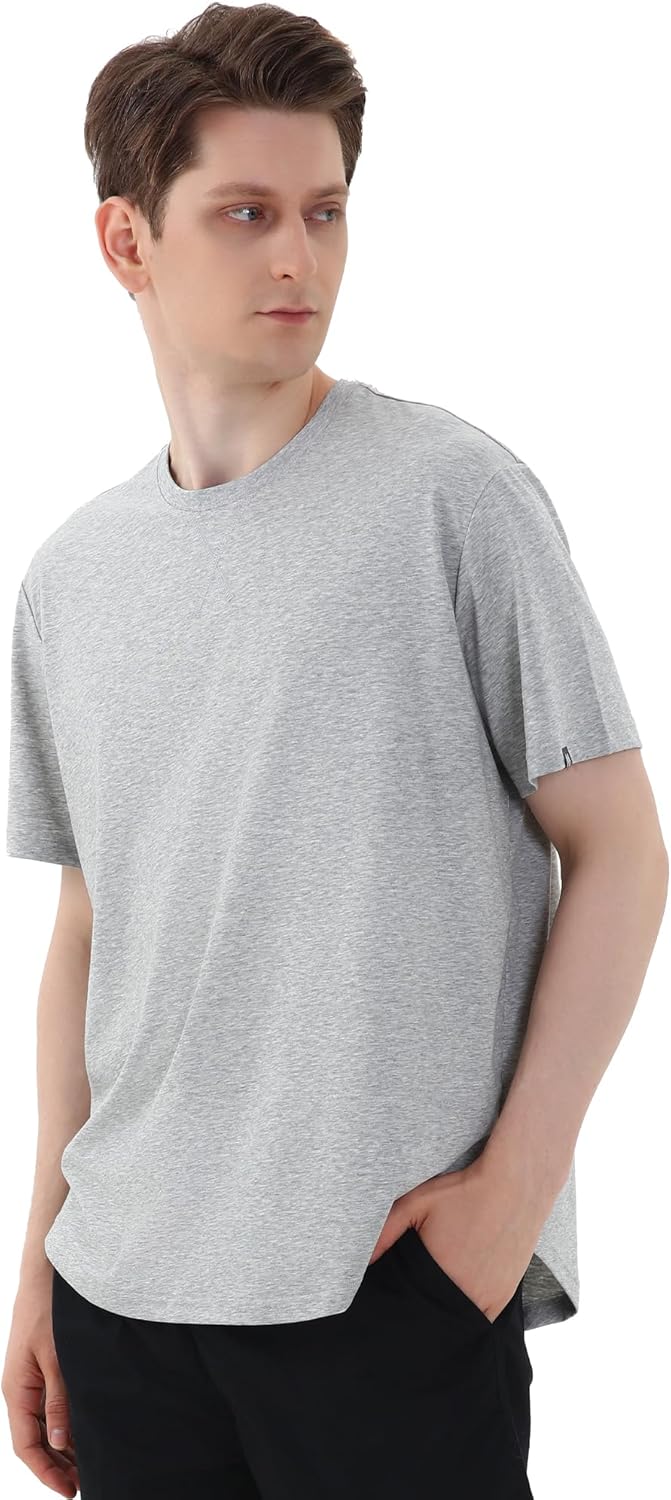 MagnaMan Men's 3-Pack Short Sleeve Crew Neck T-Shirts Solid Color Casual Tee Shirts - Ideal for Gym, Work & Daily Life - Image 4