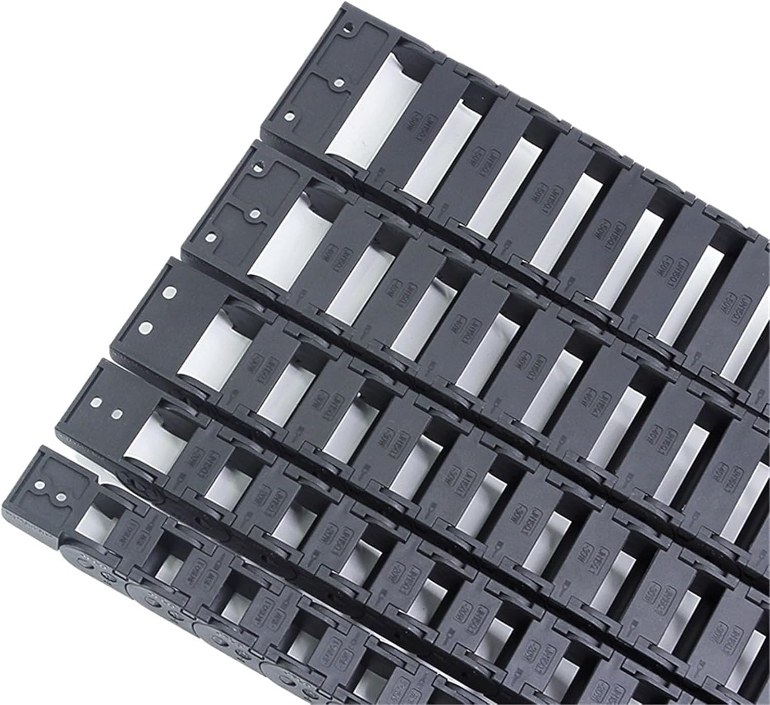1pc 1meter Cable Drag Bridge type external opening Series of J15Q.1.W 15 * 15 15 * 20 15 * 30 15 * 40 15 * 50(38mm,15x20 mm)