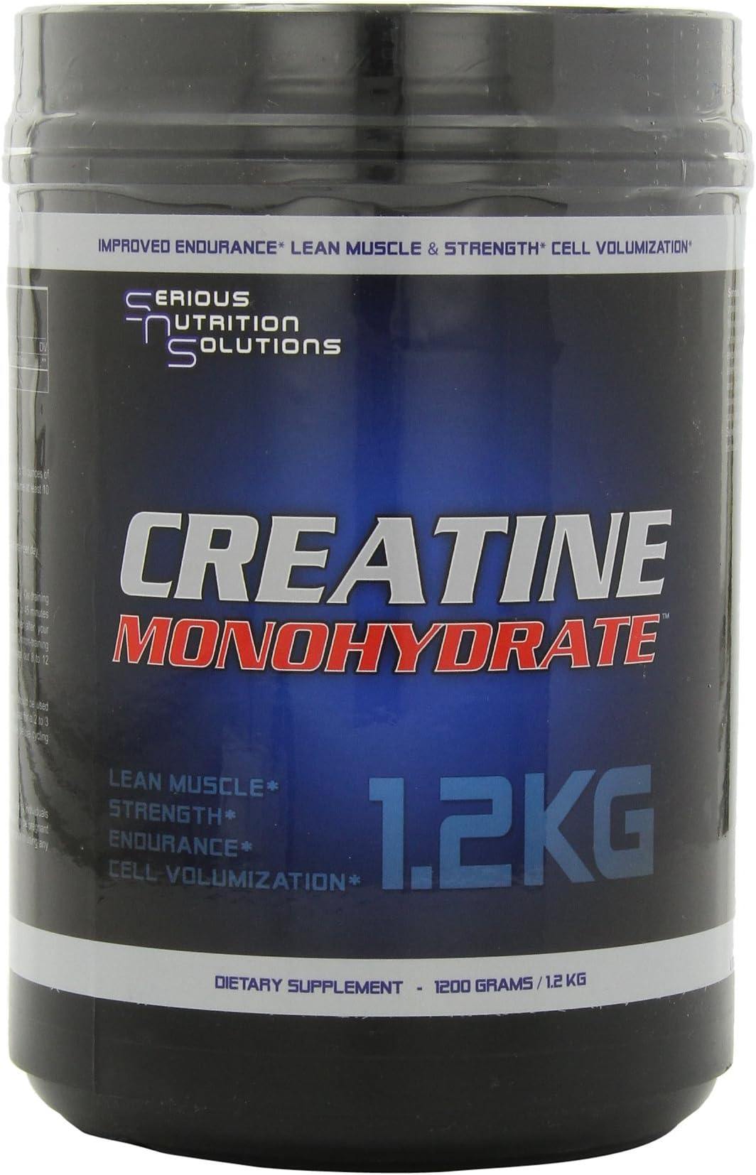 Serious Nutrition Solution Creatine Monohydrate Powder, 1200 Grams