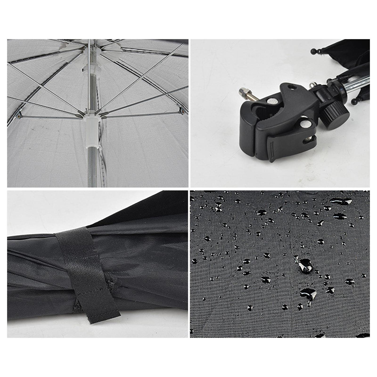 CLUB BOLLYWOOD Universal Camera Umbrella with Clip Accs Bracket for Outdoor Bike Camping Cameras & Photo | Flashes & Flash Accessories | Flash Brackets-picture-13