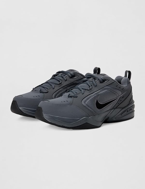 Nike Air Monarch IV Men's Workout Shoes, Dark Grey/Black, 8.5 (Extra Wide) by Nike - Image 6