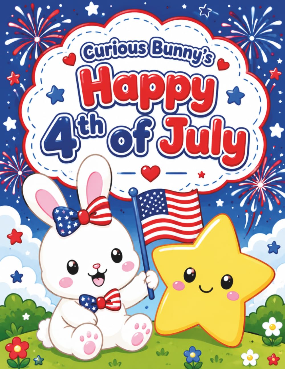 Curious Bunny's Happy 4th of July: Fun Patriotic Activities for Kids Age 3-7