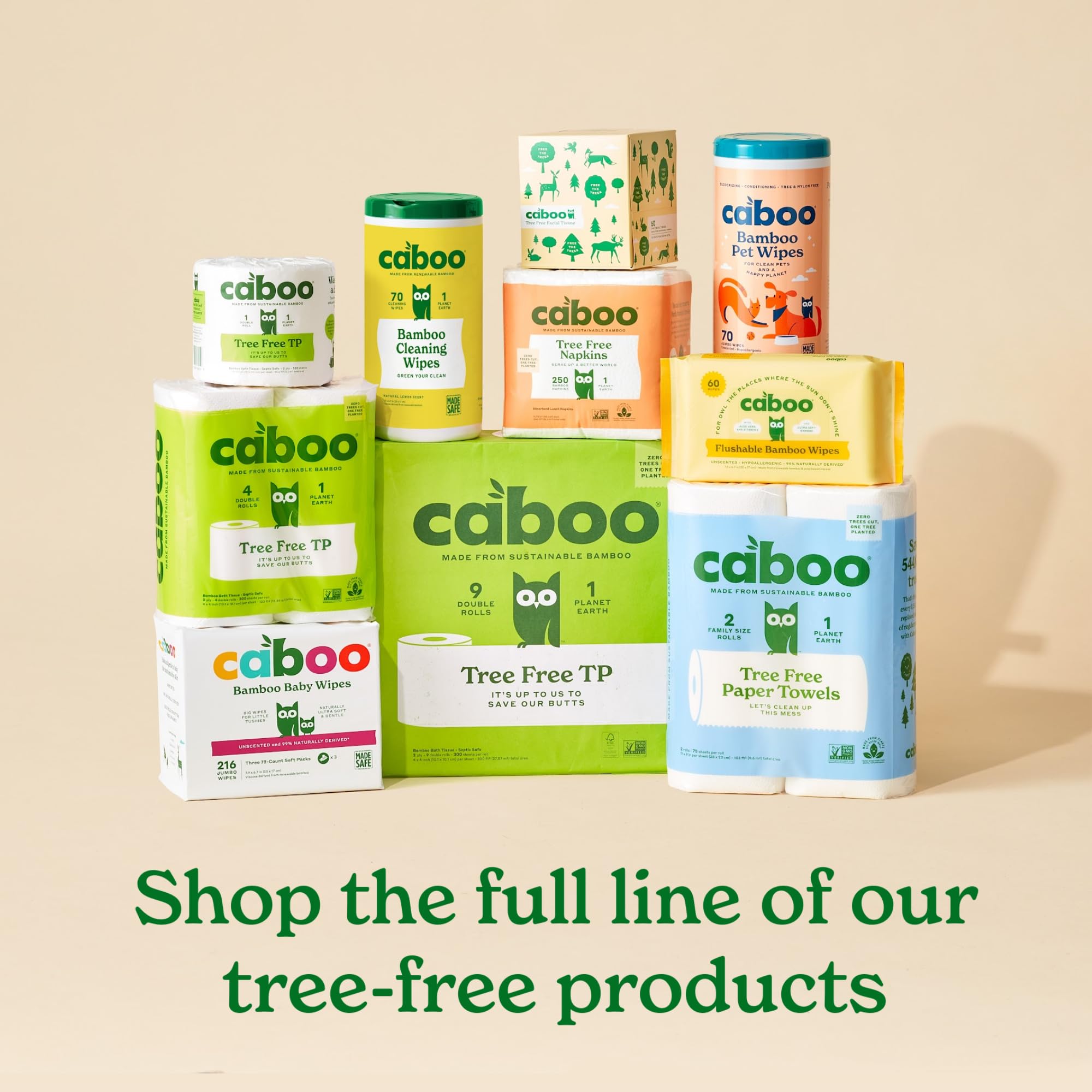 Eco-Friendly Bamboo Paper Plates - 125 Pack -9 Eco-Friendly Bamboo Paper Plates - 125 Pack -9
