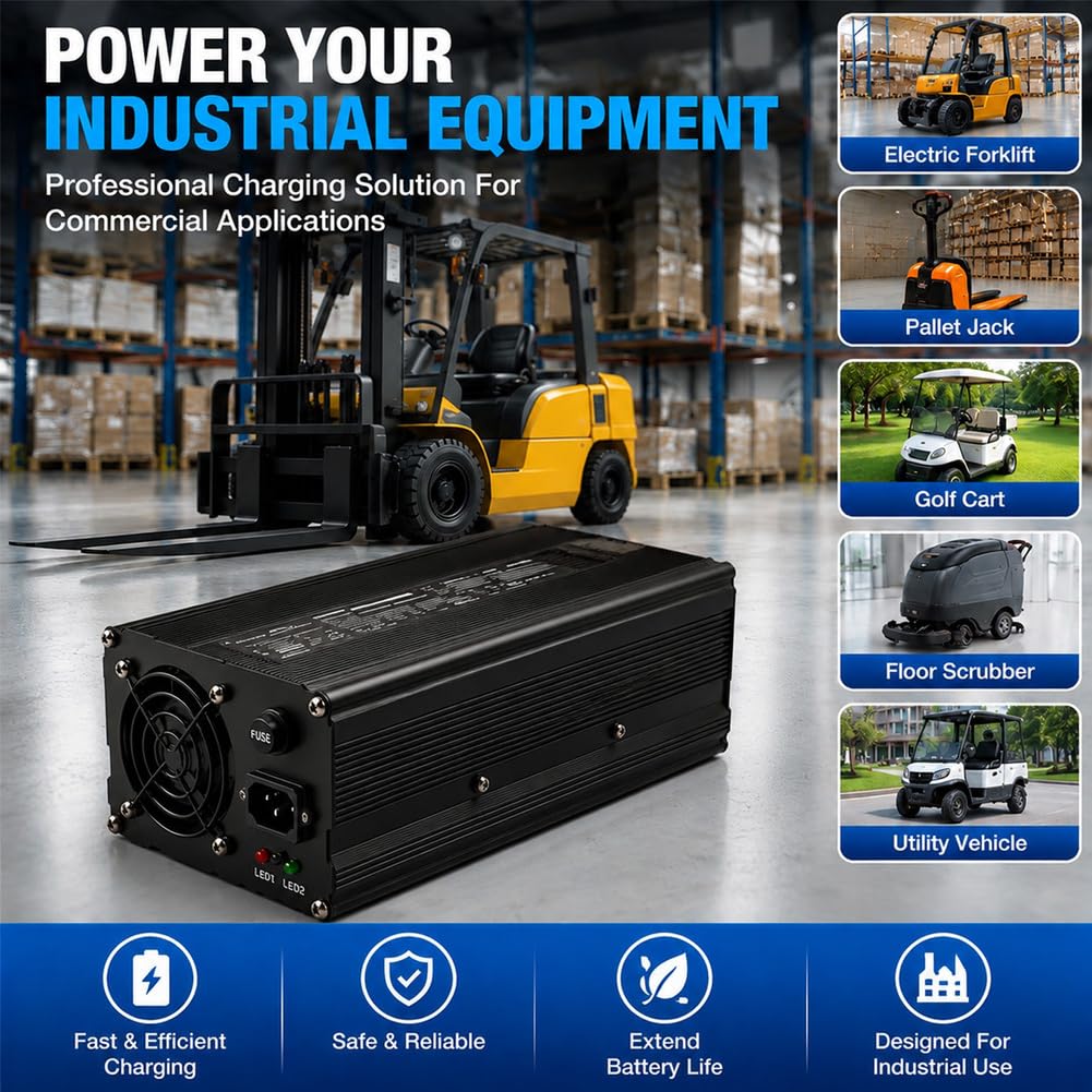 Chargeur De Batterie pour Chariot Élévateur 72 V 10 A