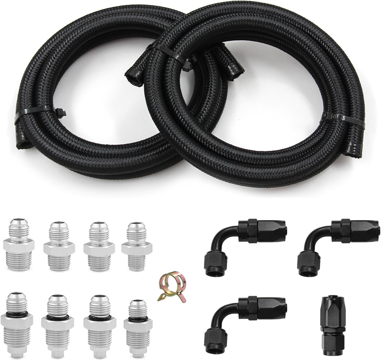 Universal Power Steering Pump Hose Kit For 1950-2000 GM LS Swap LS1 LS3 Replace 551082