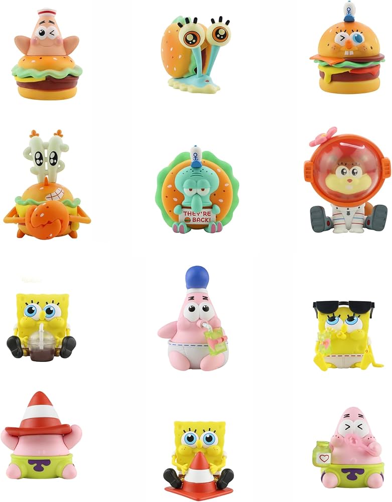 Amazon.co.jp: カプセル玩具 かわいい フィギュア スポンジボブ
