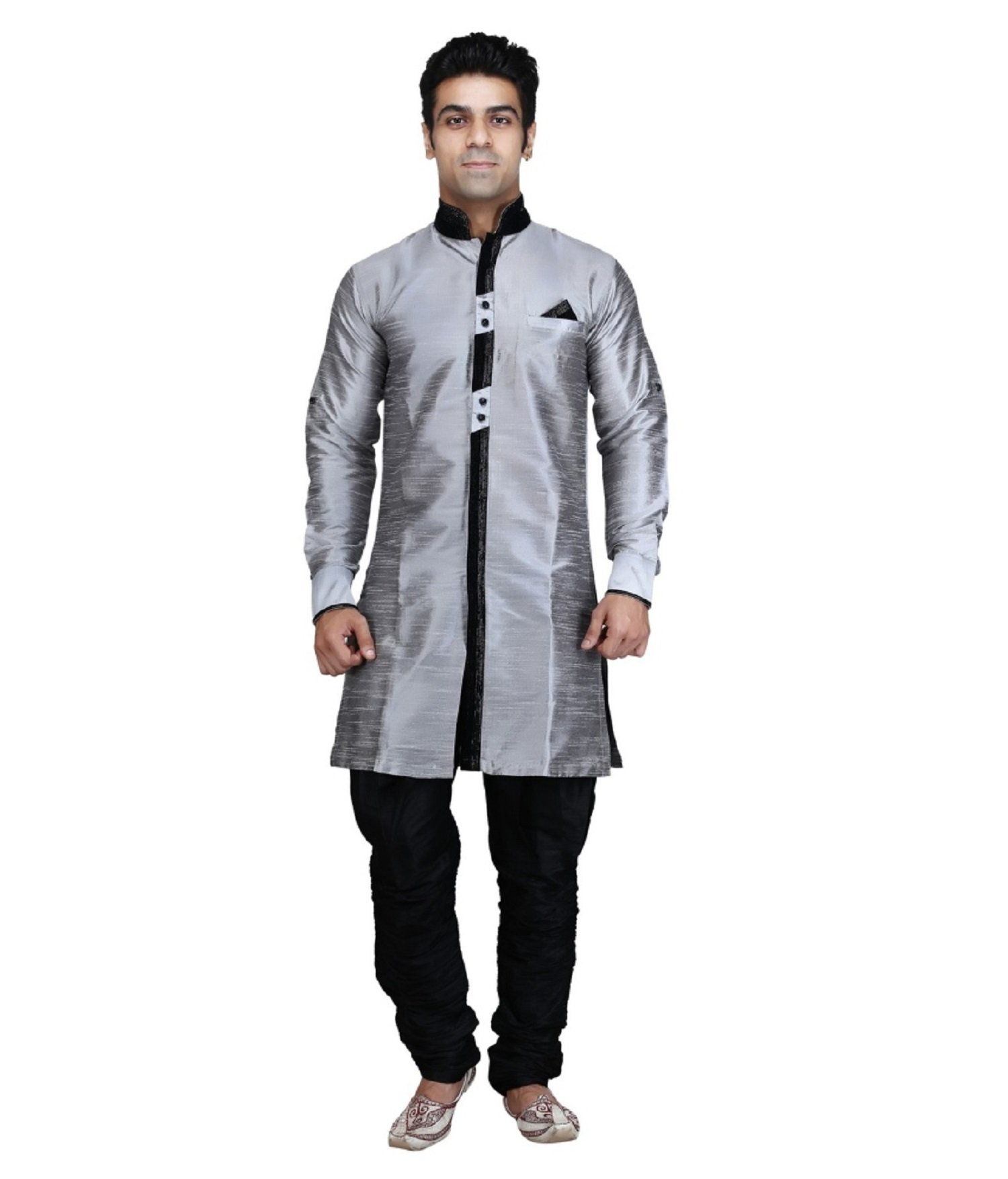 royal kurta Men's Jodhpuri Indo Western Sherwani-picture-34