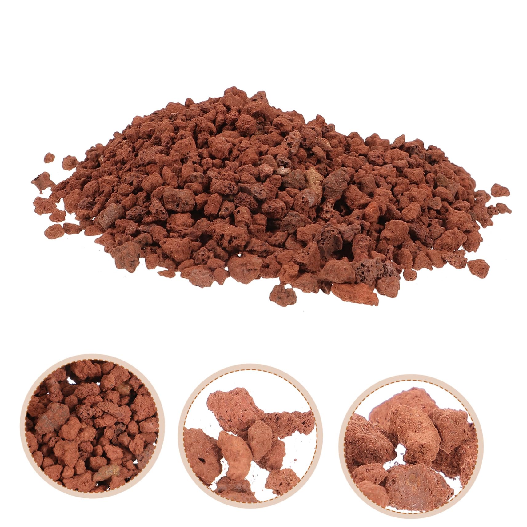 TOYANDONA 5Sacs Volcaniques pour Décoration Aquarium Aménagement Paysager pour Plantes Terrarium