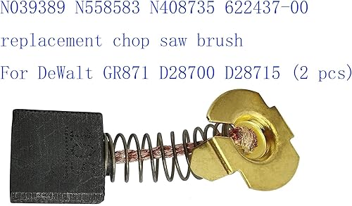 Miniatura 3 de N039389 N558583 N408735 622437-00 cepillo de sierra de corte de repuesto para DeWalt GR871 D28700 D28715 (2 piezas)