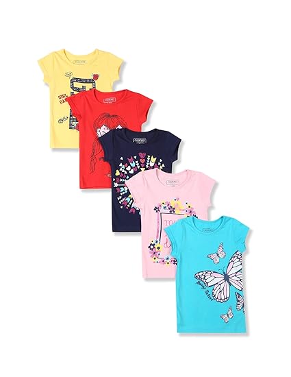 Cherokee by Unlimited Girls Printed Regular T-Shirt