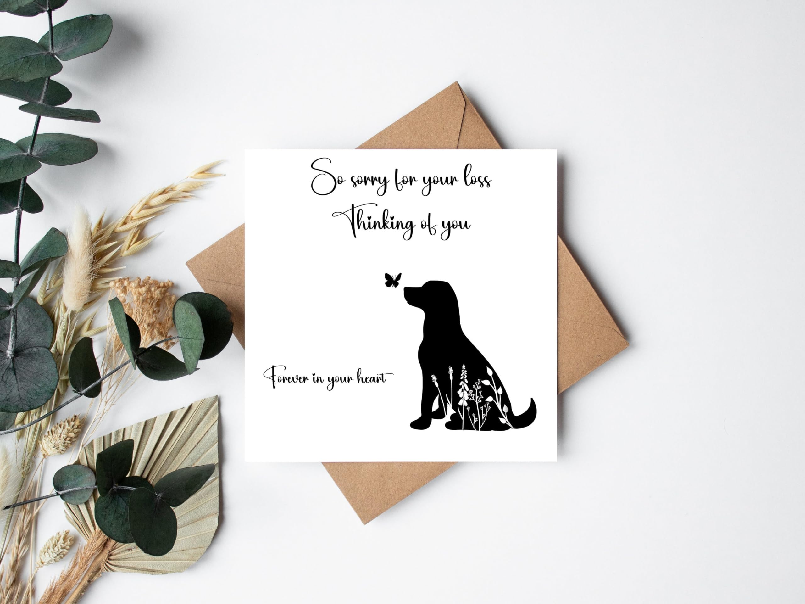 Carte De Condoléances Pour Anial De Copagnie, Chien, Chat, Deuil, Condoléances « Sorry For