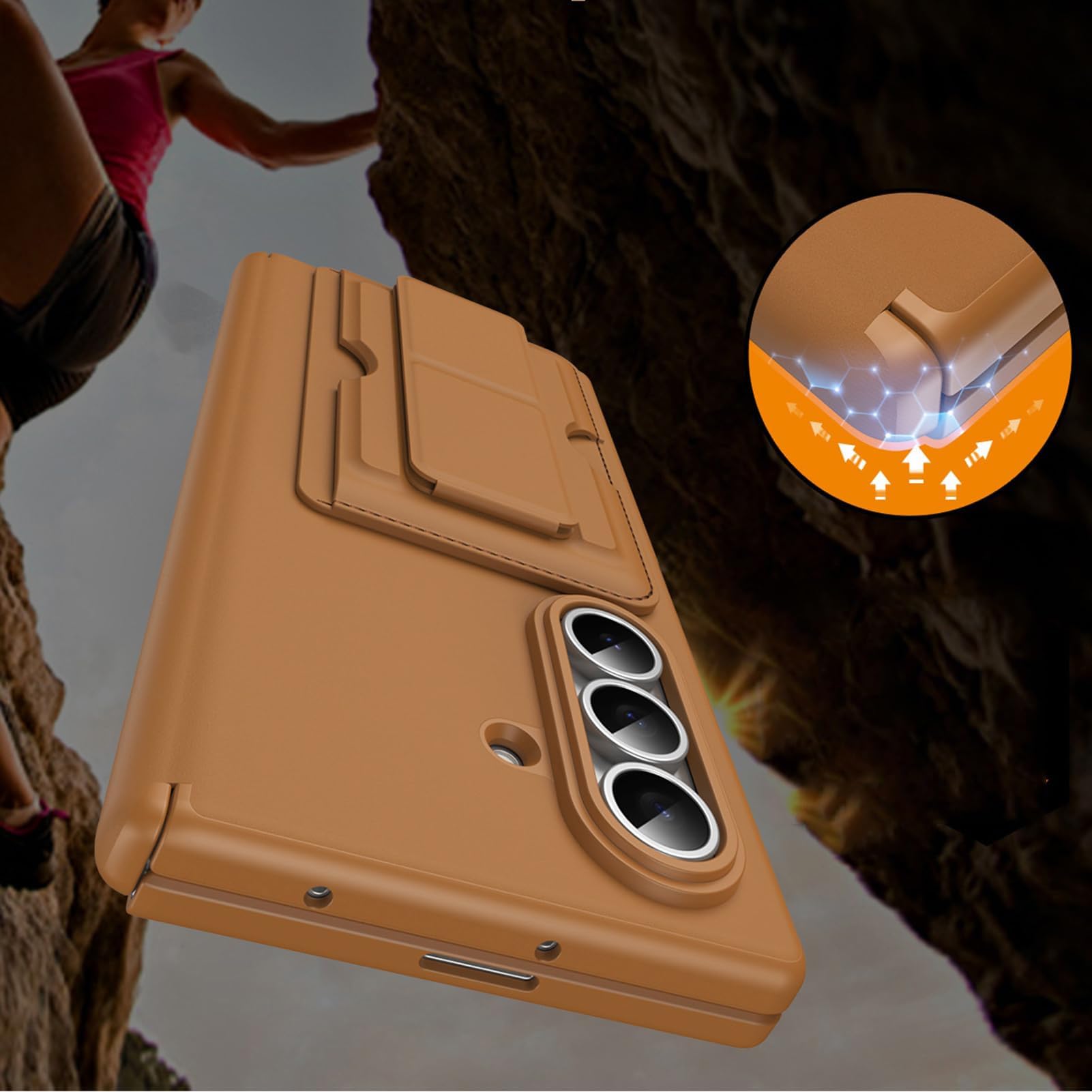 Custodia Per Samsung Galaxy Z Fold 8 Ultra, Antiscivolo Ultra Sottile Case