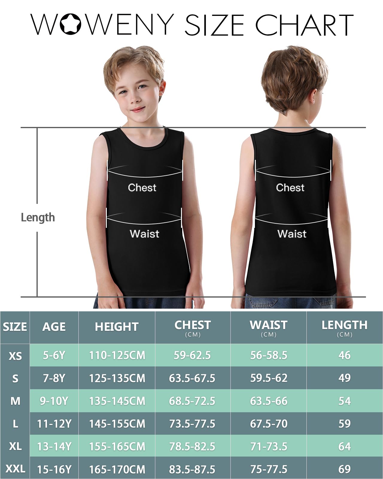 Camiseta interior térmica para niños WOWENY, micro forro polar, sin mangas