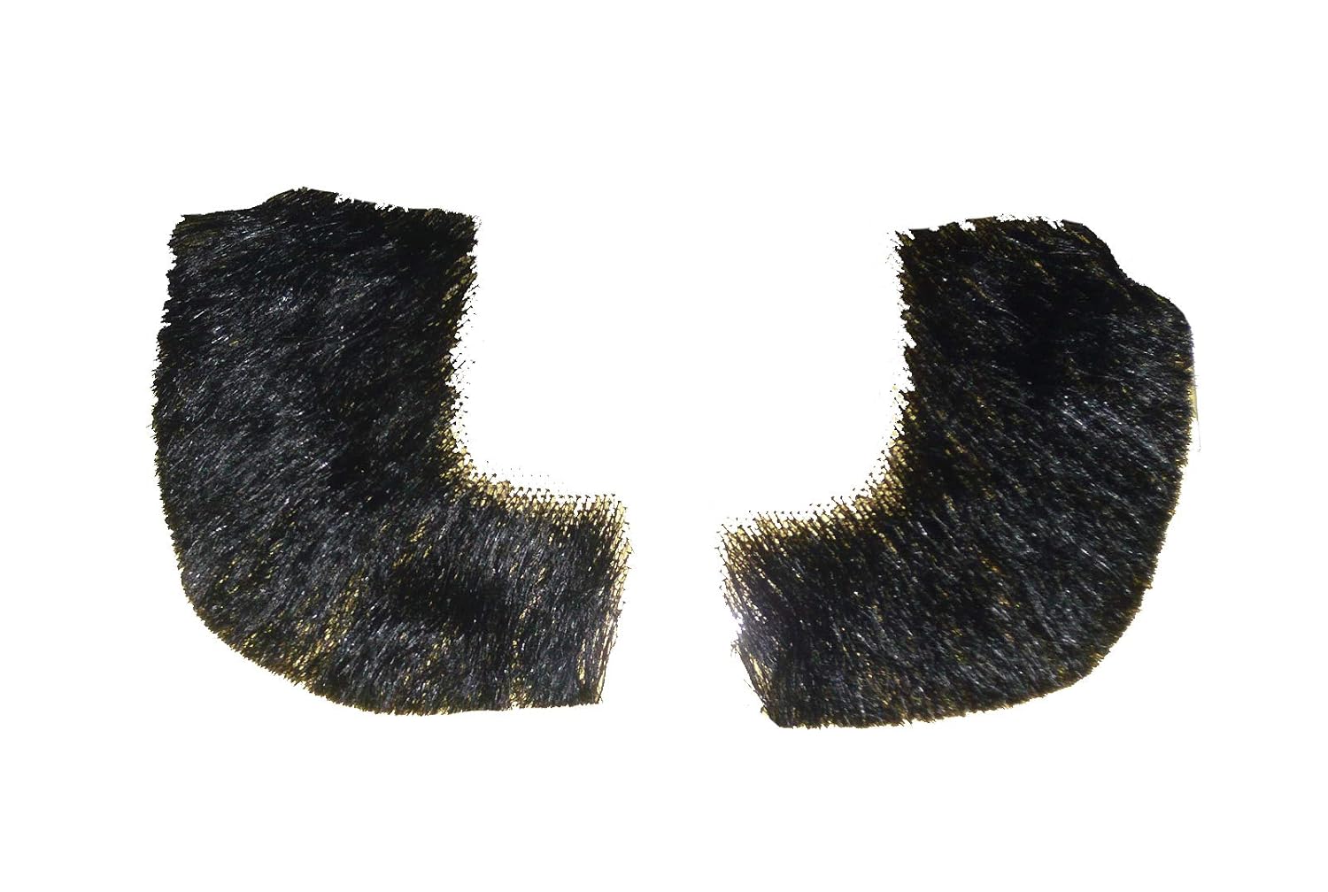 Black Human Hair Pork Chop Sideburns Victorian Sideburns