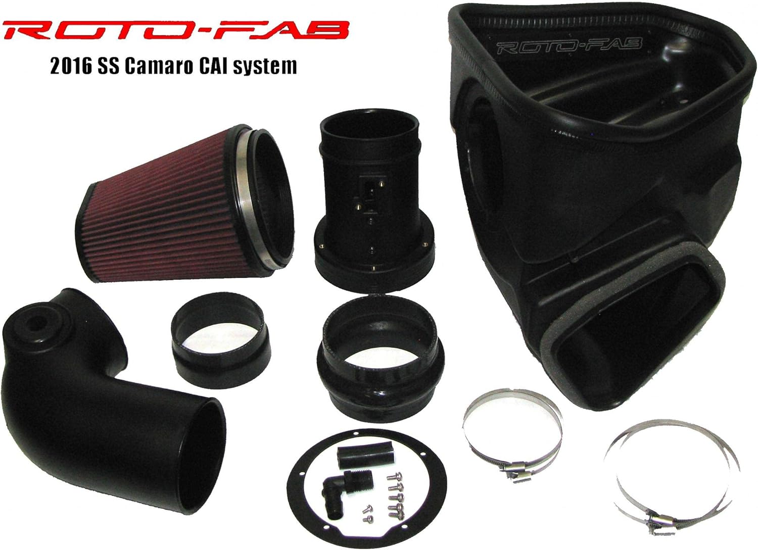 Roto-Fab 10161048 Oiled Cold Air Intake Kit for 16-21 Chevy Camaro SS 6.2