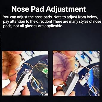 Nebulith Glasses Frame Adjustment Tools,Tool for Straightening Glasses Temples,Eyeglass Temple Curvature Adjuster Tool,Manual Eyeglasses Legs Adjusting Bending Tool,for Glasses Temples and Nose Pads