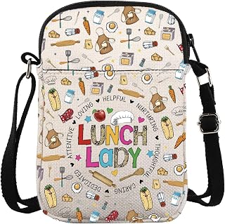Lunch Lady Appreciation Crossbody Bag Cafeteria Crew Gift Lunch Squad Lunch Stuff Gift Cafeteria Lady Messange Bag